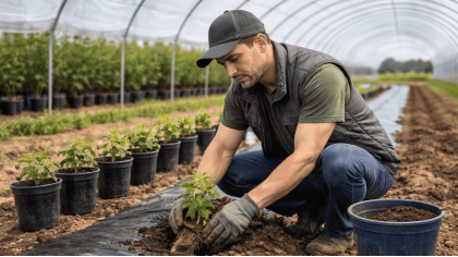 Збір осінньої малини