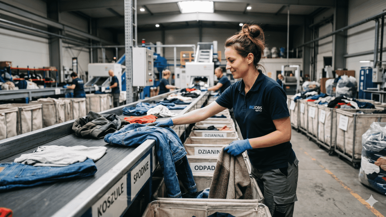 Працівник на сортування одягу (Кельце)