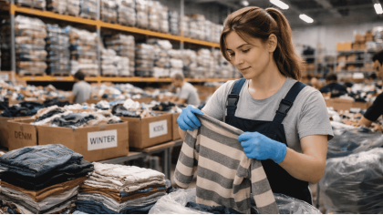 Працівник на сортування одягу TEXLAND 