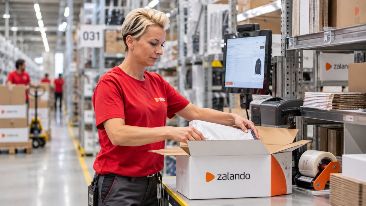 Працівник на складі Zalando